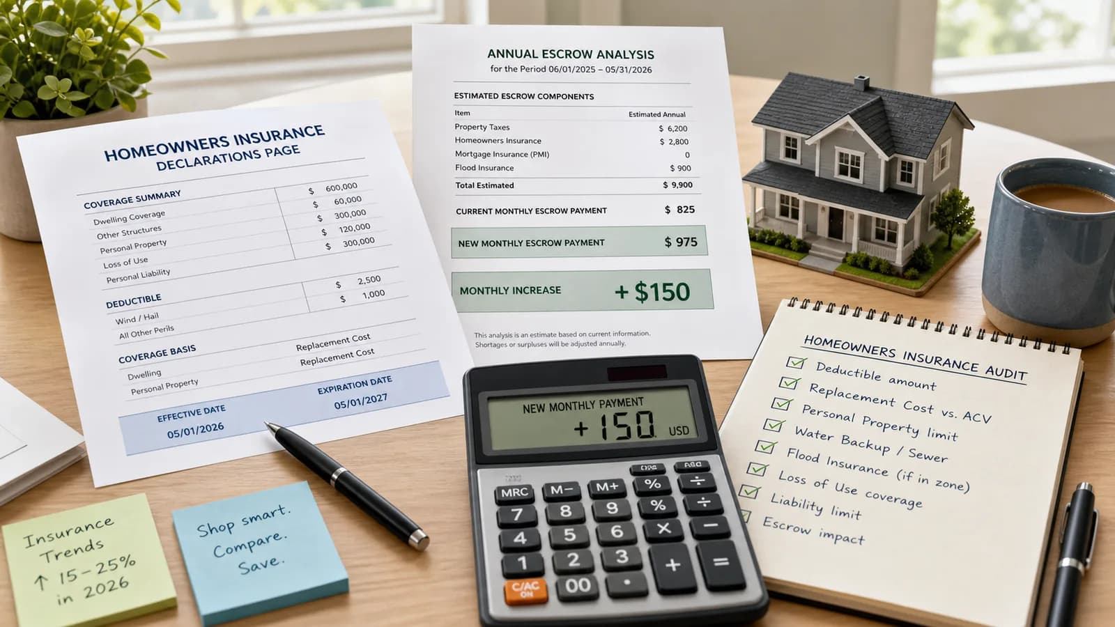 Homeowners Insurance Jumped in 2026? Audit Coverage Before Chasing the Cheapest Premium
