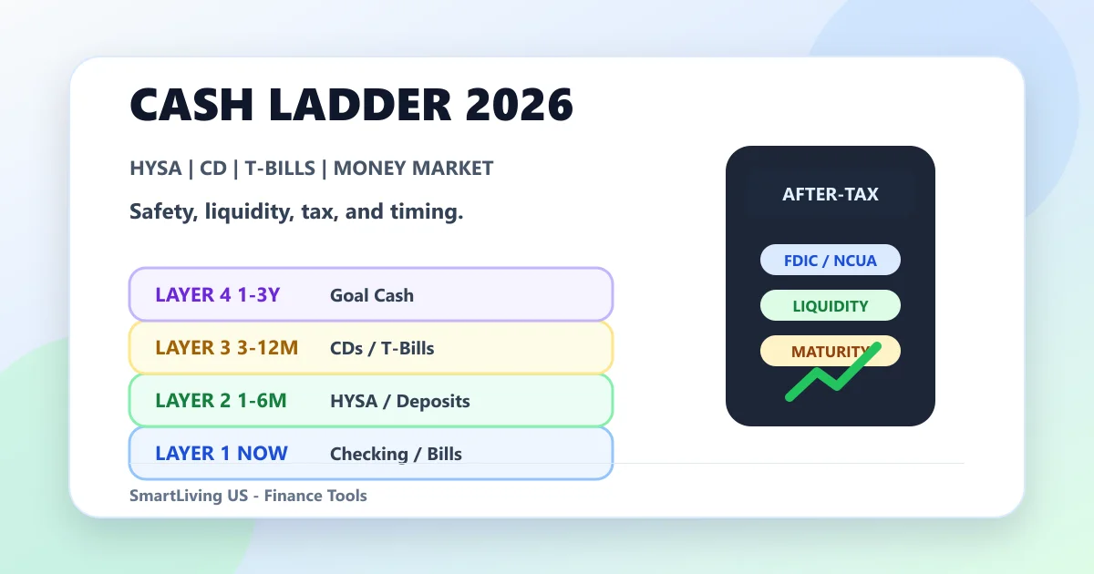Where to Park Cash in 2026: HYSA, CDs, T-Bills, and Money Market Funds