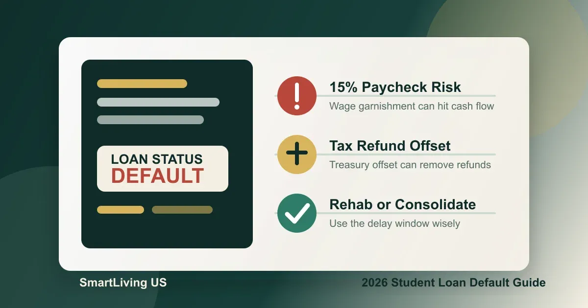 Student Loan Default in 2026: Wage Garnishment Is Delayed, But Default Still Matters